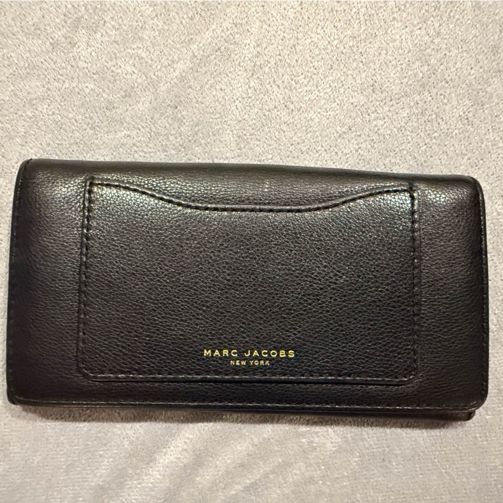 Marc Jacobs Black Leather Clutch